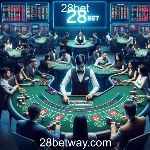 Experiência Imersiva em Cassino Ao Vivo no 28bet